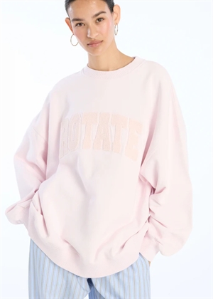 Iris heavy crewneck sweat Orchid Ice ROTATE SUNDAY